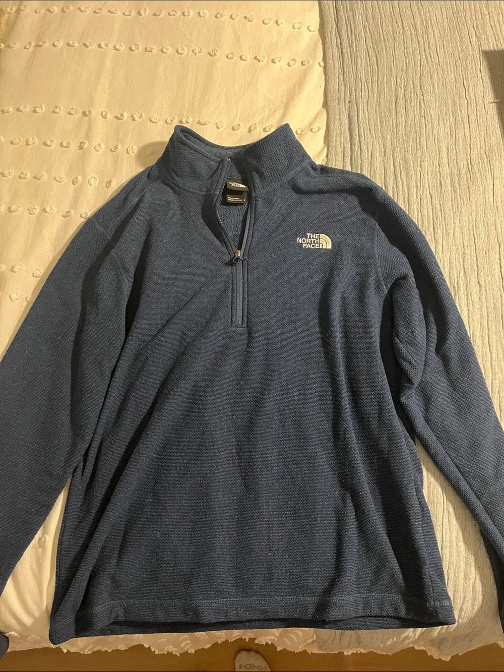 The North Face Men's Navy Half-Zip Fleece Pullover